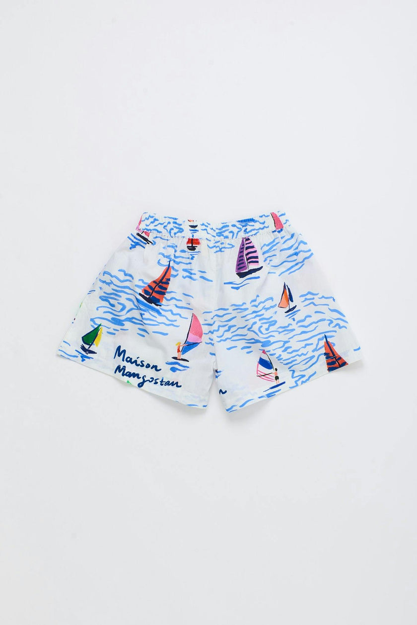 BARCOS SHORTS WHITE