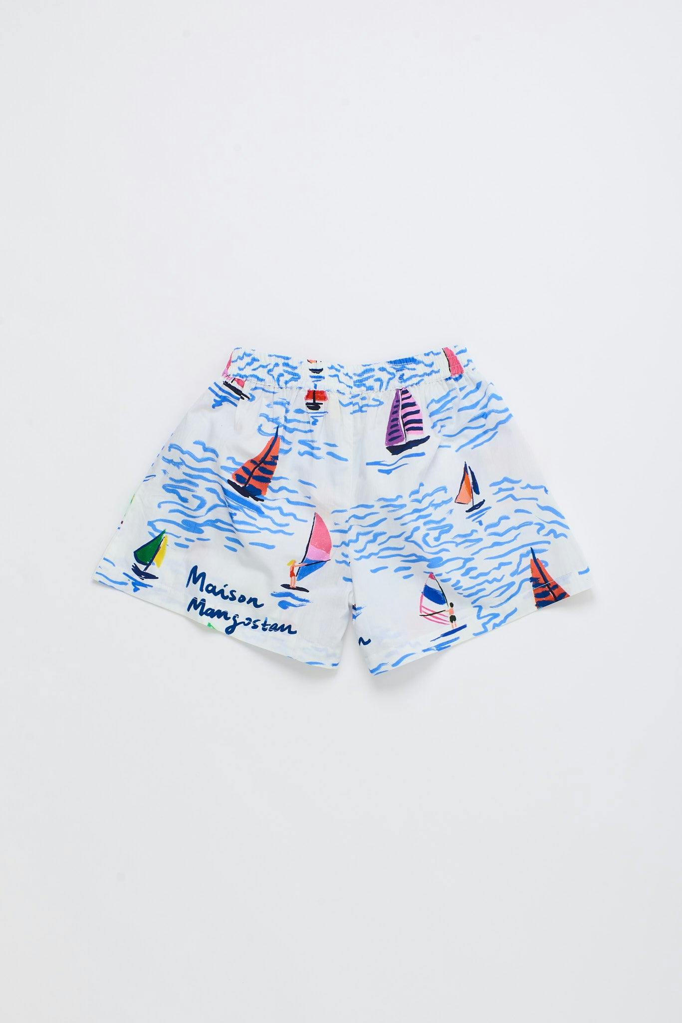 BARCOS SHORTS WHITE