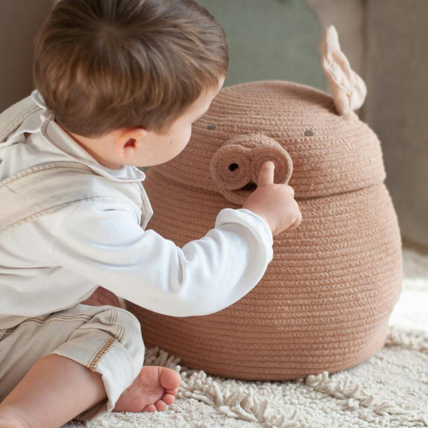 Kids Handcrafted Braided Cord Basket