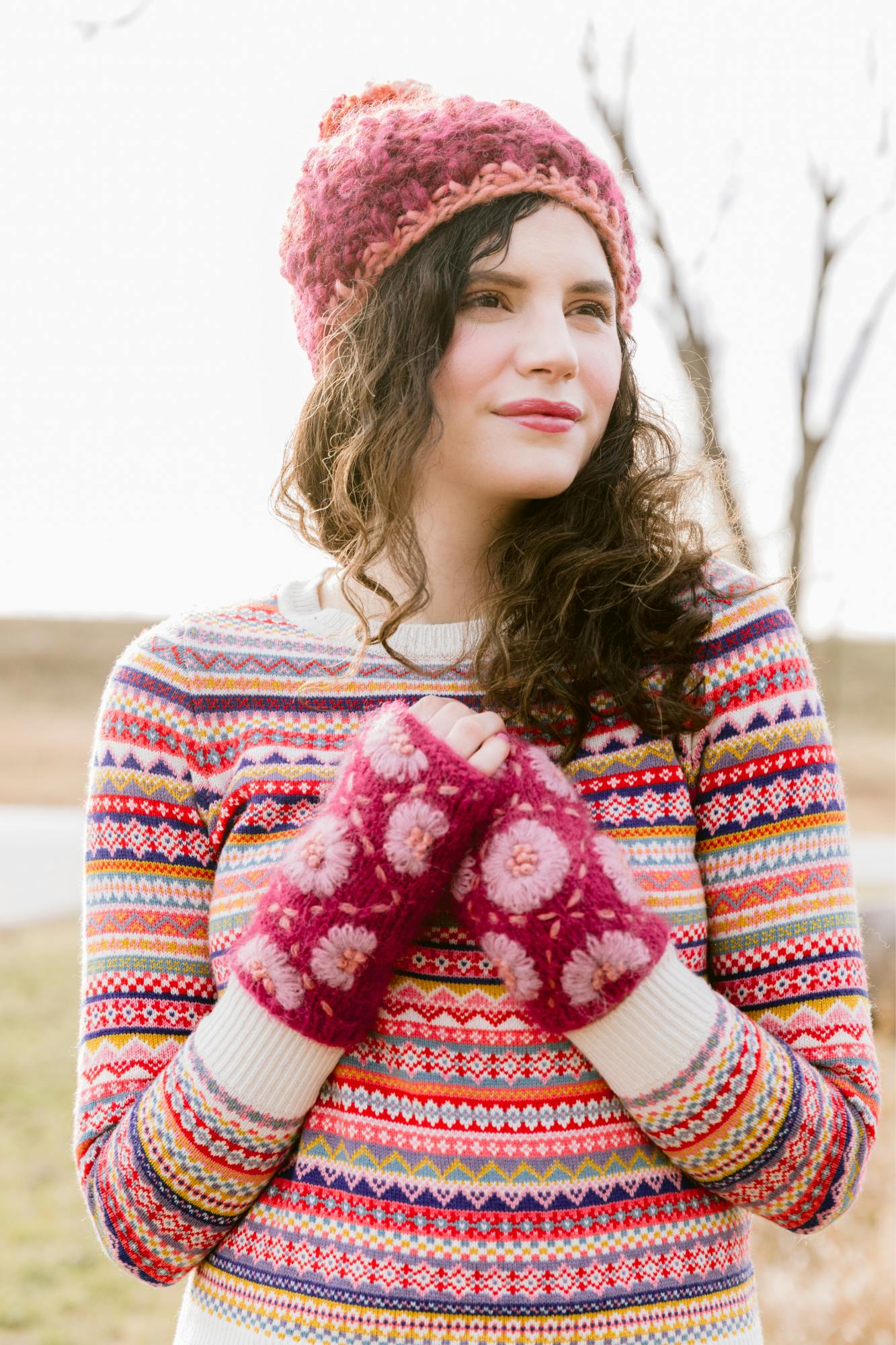 Women's Daisy Handwarmer
