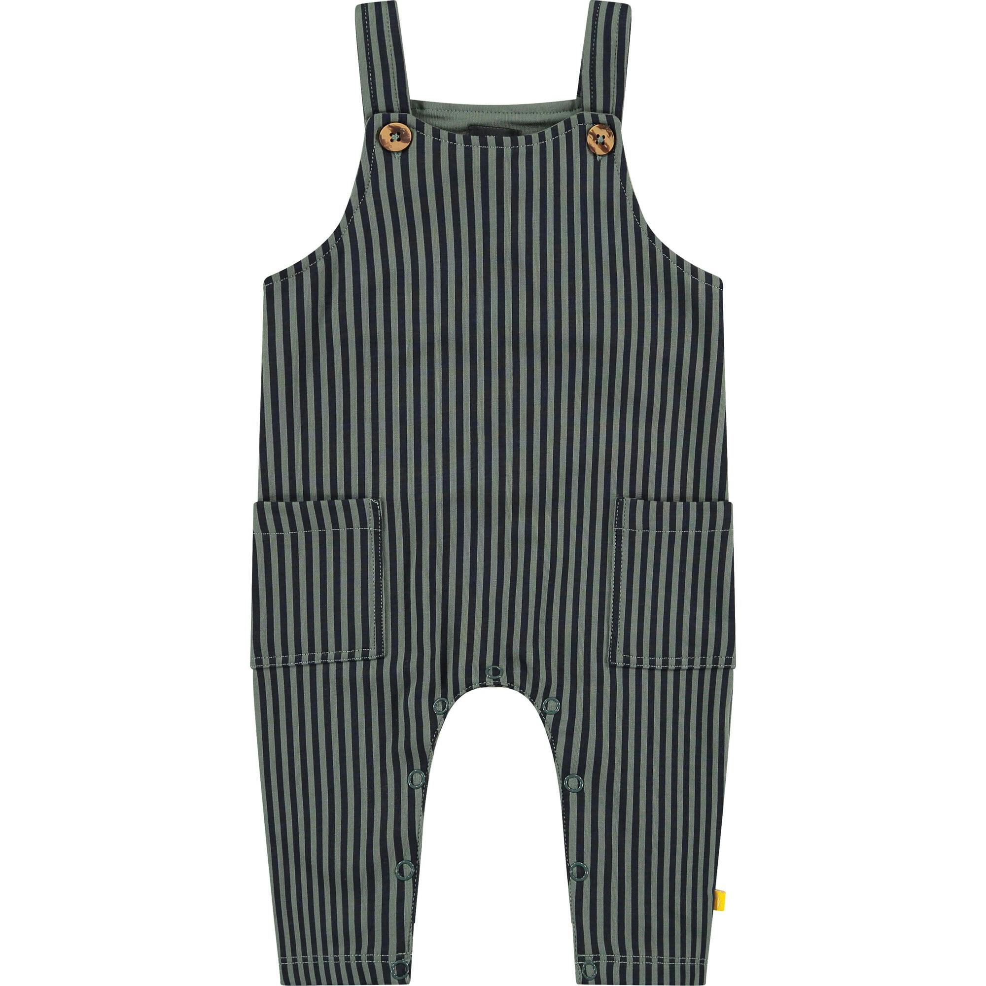 Striped Overalls