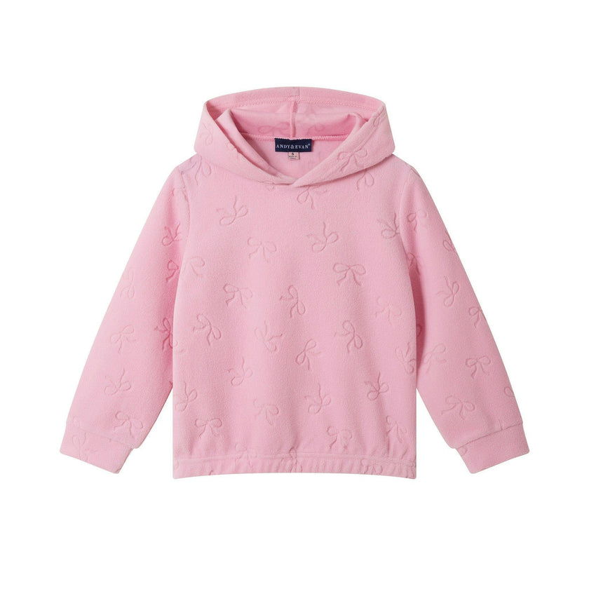 Plush Hoodie & Matching Pant Set | Bows
