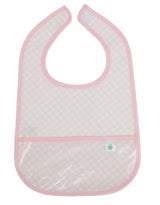 The Wipe It Bib in Pink Gingham