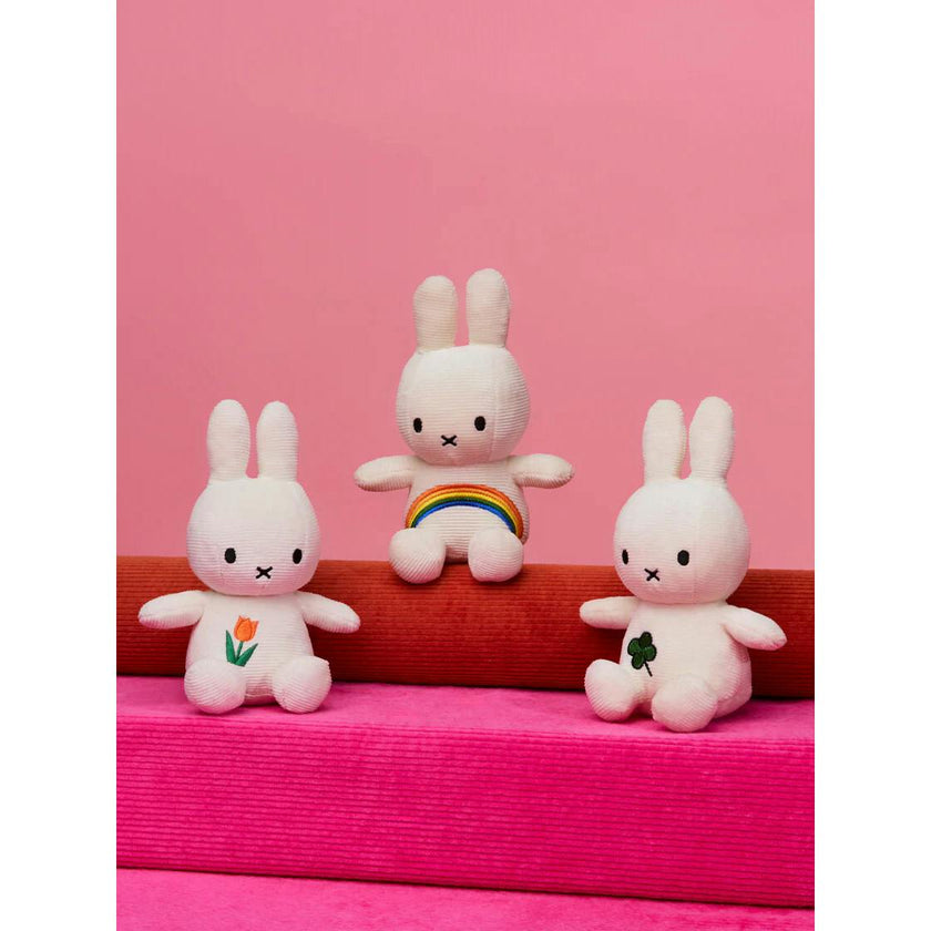 Plush Miffy Four Leaf Clover Offwhite 7"