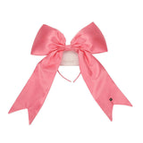 Packed Party Pink Jumbo Satin Bow Headband - Oversized Statement Bow Headband for Birthday Parties Bachelorettes Galentines and Everyday Glam, One Size