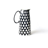 Black Arabesque Pedestal Pitcher
