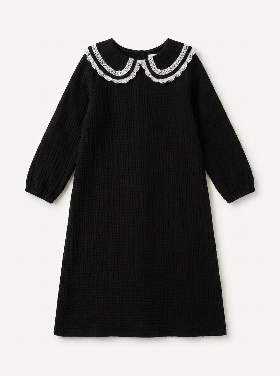 Girls Muslin Dress