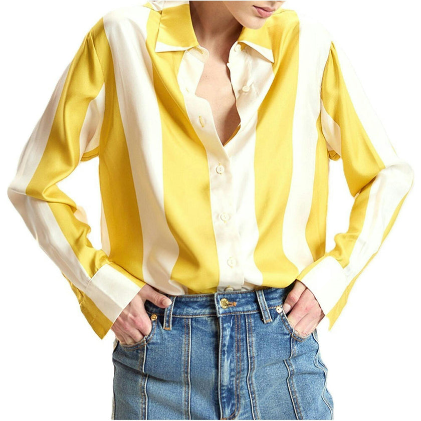 Collectible Stripe Silk Shirt