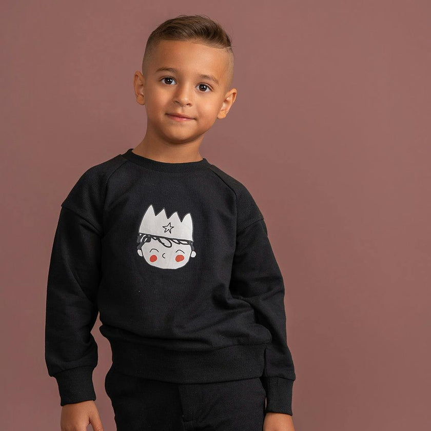 Crown Print Sweatshirt