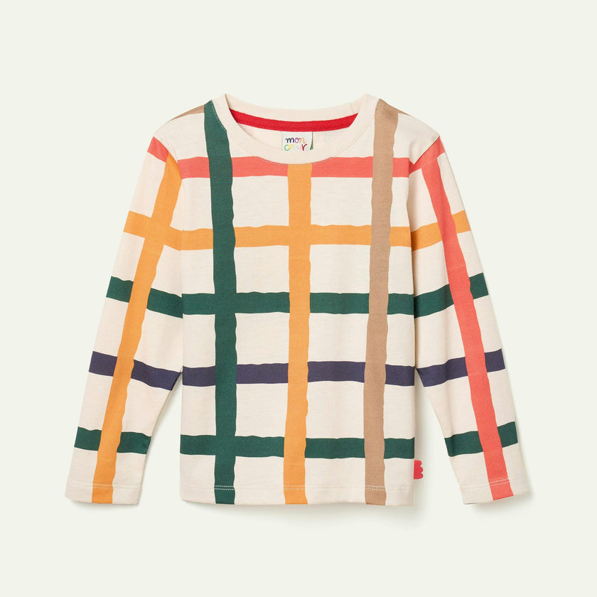 Recycled Cotton Warm Grid T- Shirt