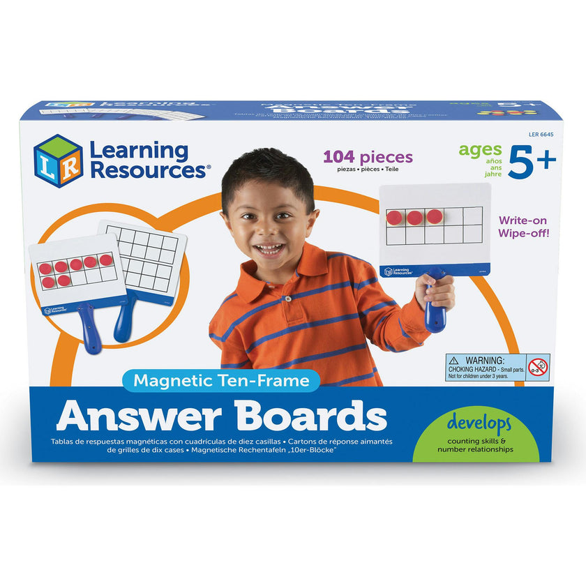 Magnetic Ten-Frame Answer Boards