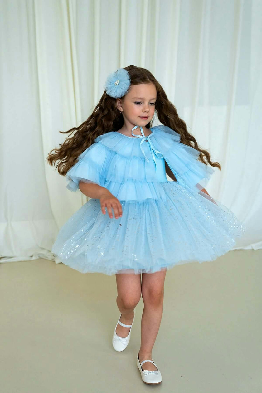 Sparkle Blue Dress Set