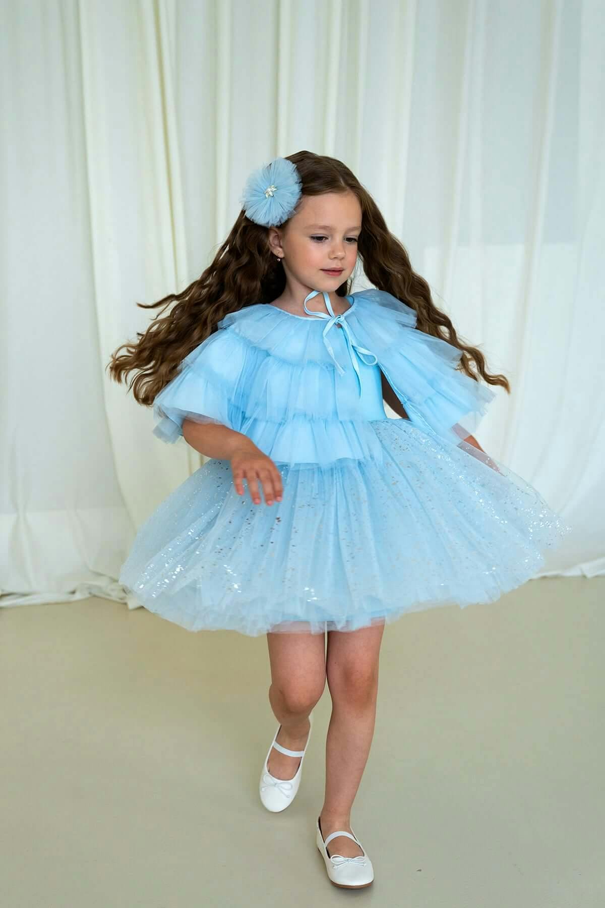 Sparkle Blue Dress Set
