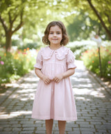 Stripe Dress Soft Pink