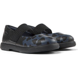 Duet Twins Leather Mary Jane Shoes, Black