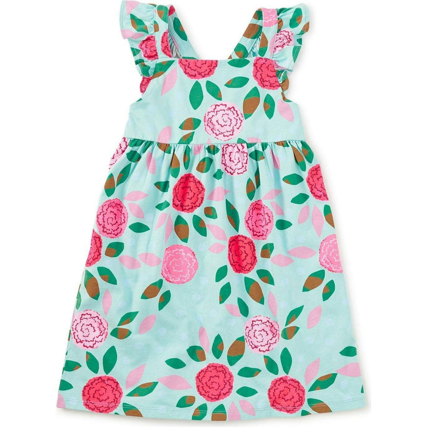 Ruffle Strap Dress, Blue