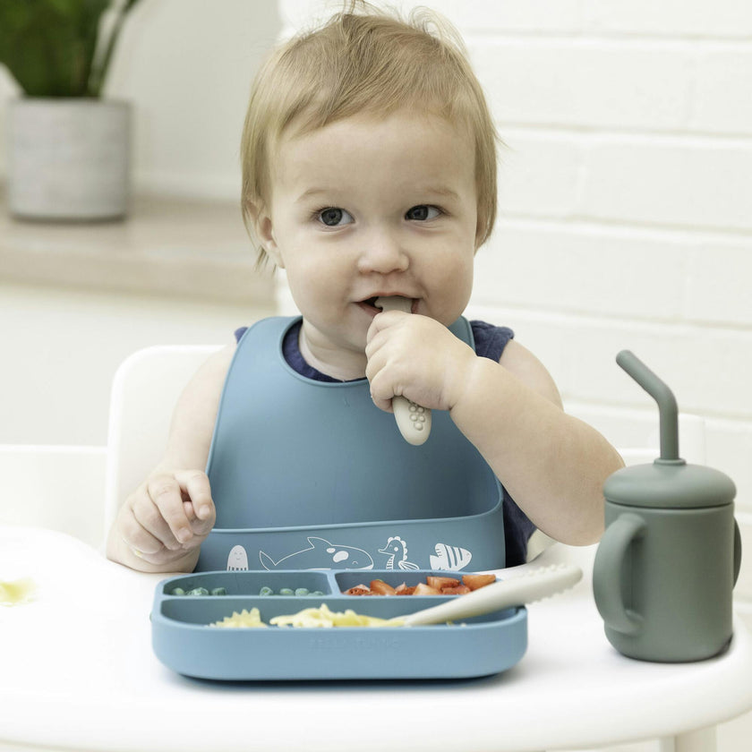 Ocean Friends Little Bites Narrow Bib