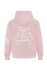 Kids Love People Hoodie-Washed Pink-Girls