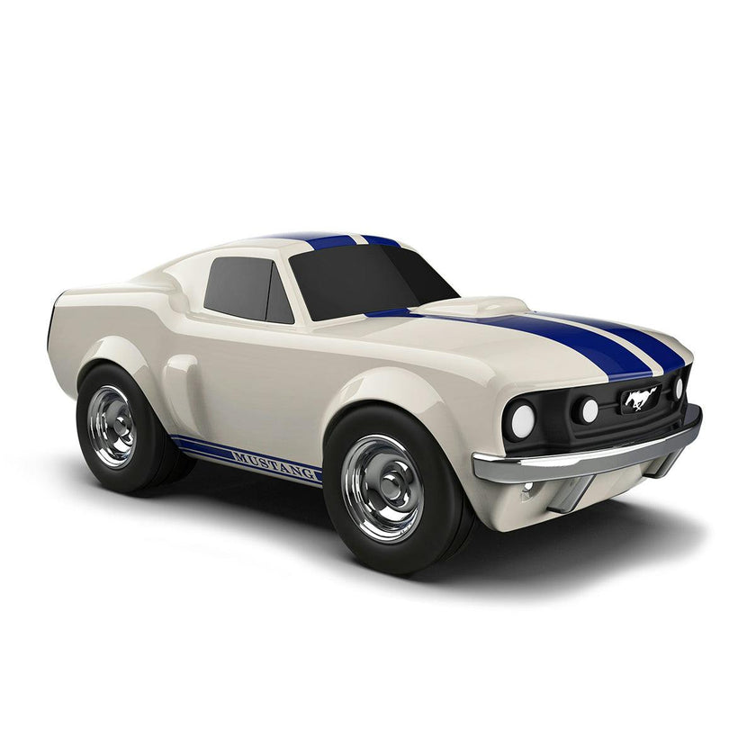 Car RACING CAR FORD Mustang Ivory White