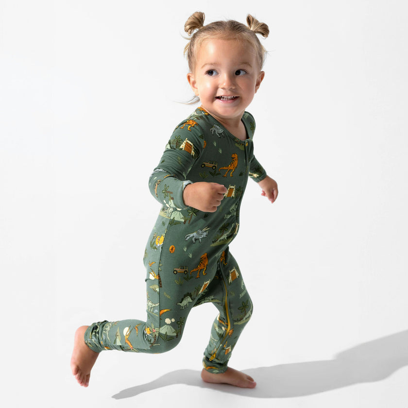Jurassic Park: Safari Bamboo Convertible Footie