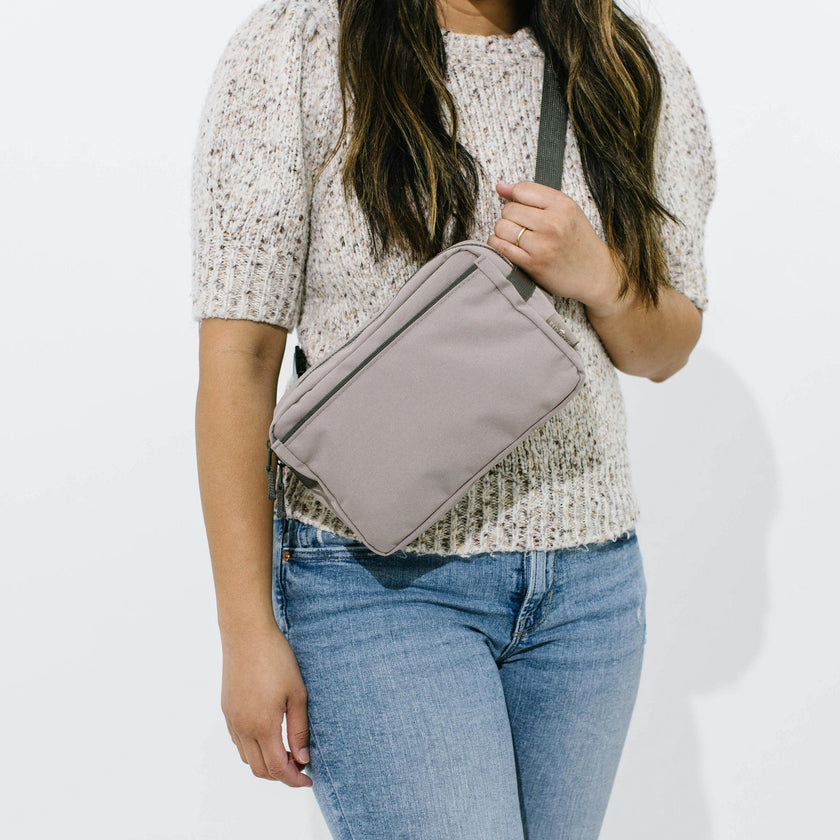 Red Rovr Joey Belt Bag - Truffle