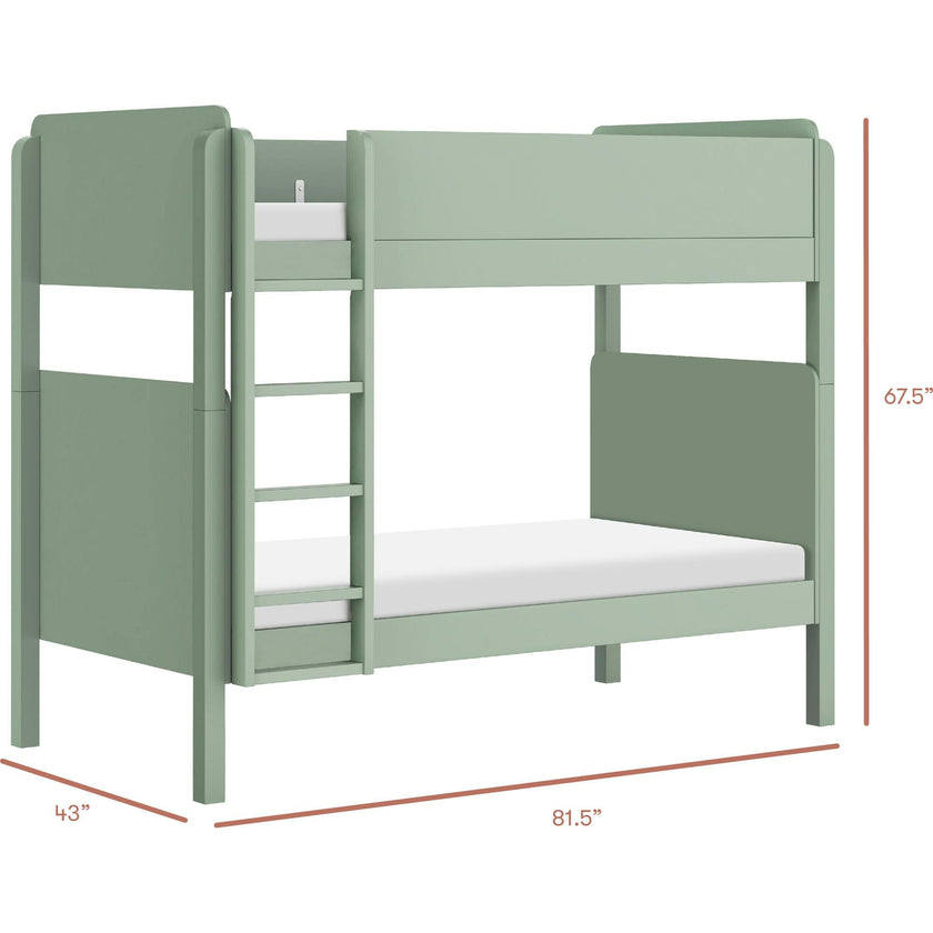 TipToe Bunk Bed in Light Sage