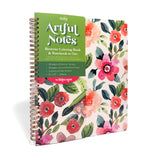 Artful Notes Reverse Coloring Notebook - Wildscape - 100 Pages 2 Sticker Sheets