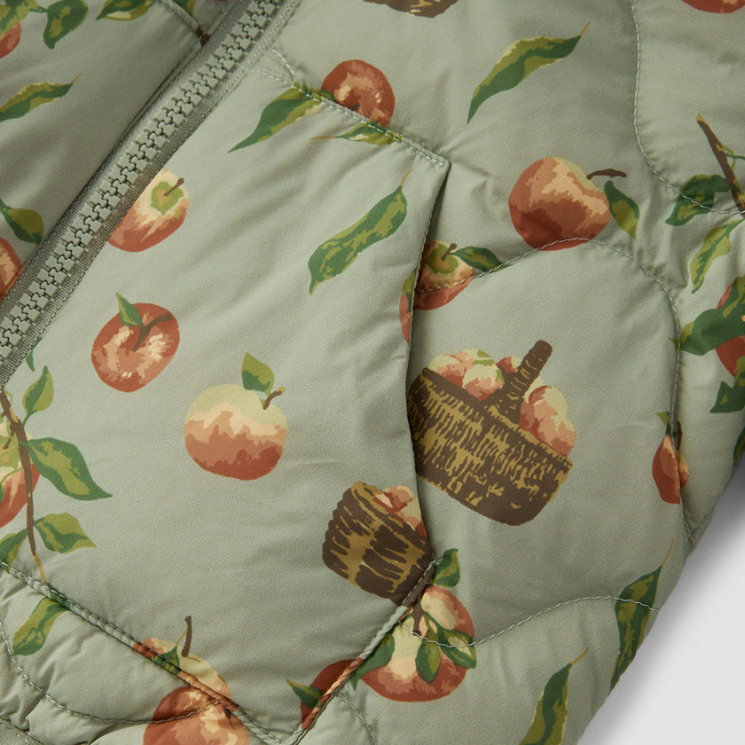 Apple Orchard Lightweight Down Hooded Jacket