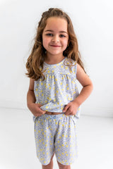 Lemons Girls Pima Cotton Short Pajama Set