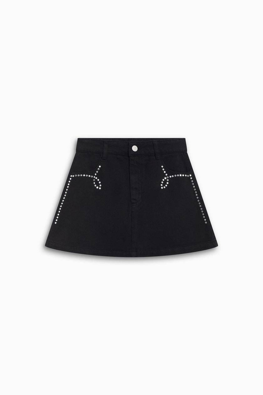 TNS Denim Teen Studded Skirt