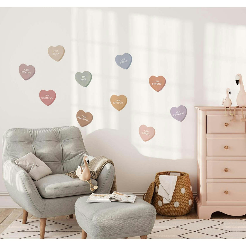 Peel & Stick Fabric Wall Stickers