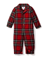Baby's Brushed Twill Classic Romper in Imperial Tartan