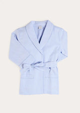 Barnaby Stripe Light Weight Dressing Gown in Blue (2-10yrs)