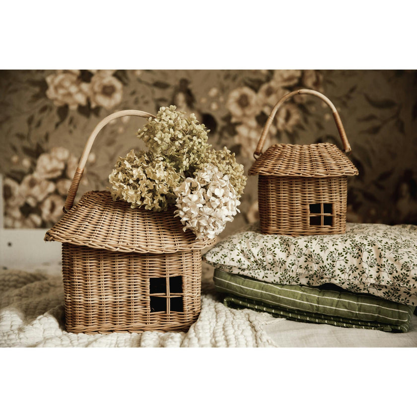 Rattan Hutch Big  Basket