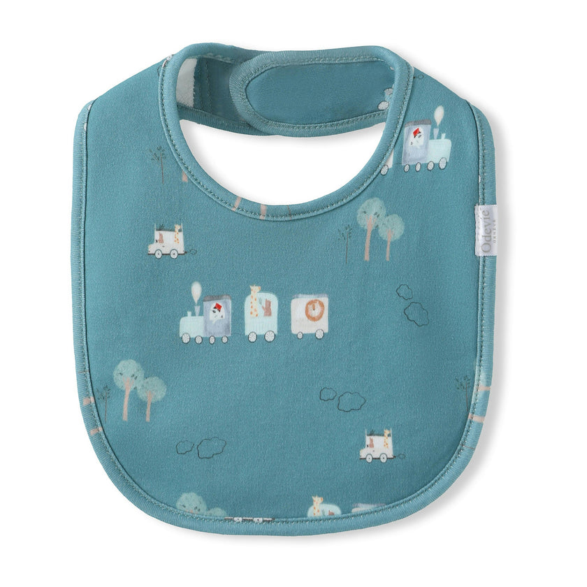 Magnetic Bib 2-Pack - Le Petit Express Green