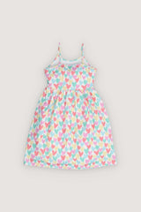 Anis Dress Hearts Print
