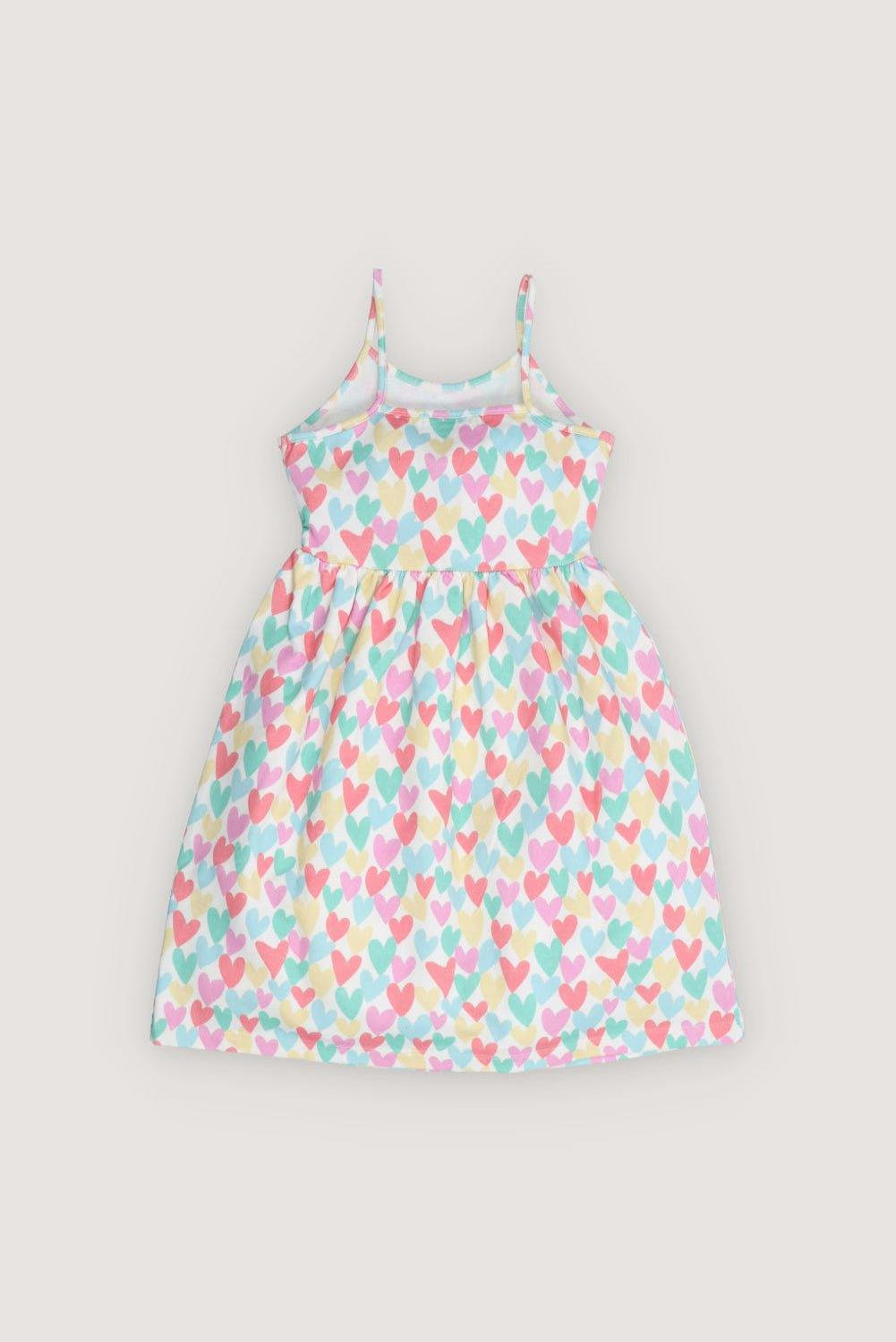 Anis Dress Hearts Print