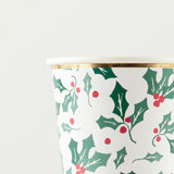 Holly Pattern Cups