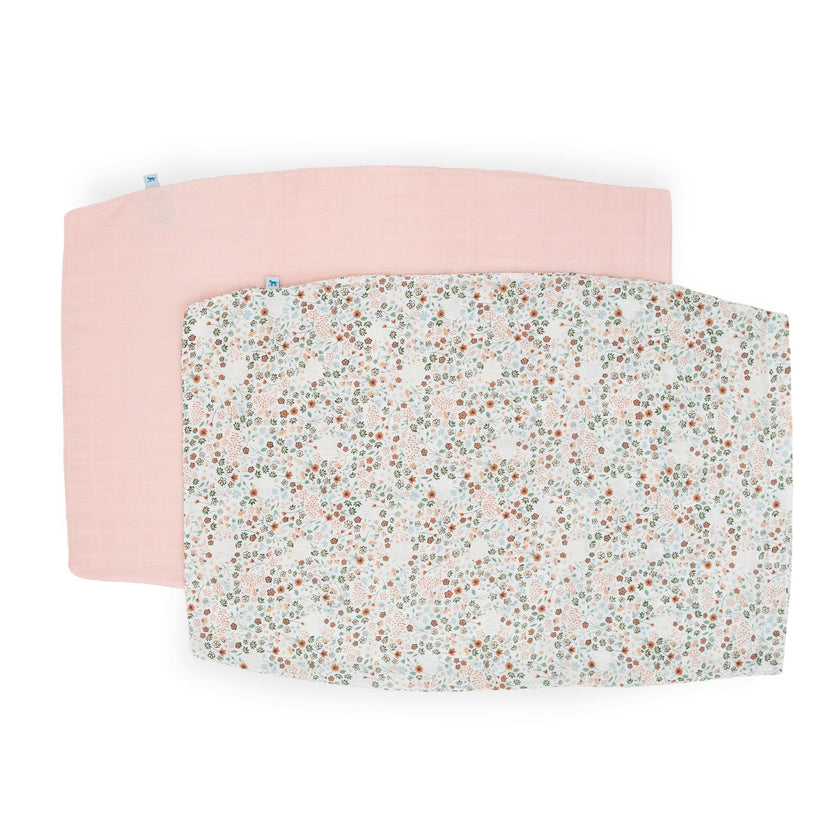 Cotton Muslin Pillowcase 2 Pack - Petal Press 2