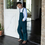 Evergreen Chunky Cord Overalls