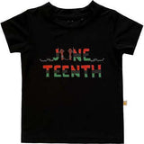 Baby & Toddler Bamboo Juneteenth T-Shirt, Black