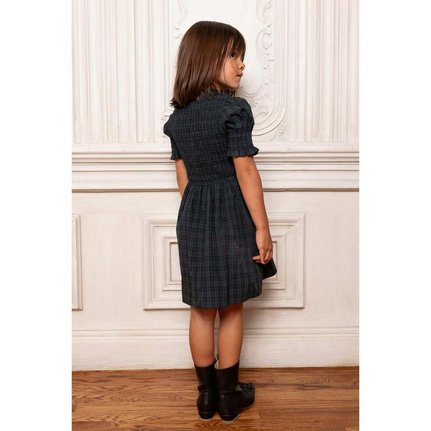 Mini Finley Dress in Twilight Pine Plaid