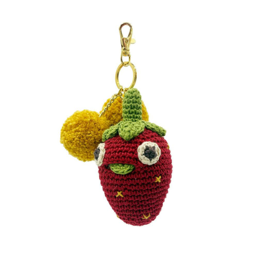 Charm Strawberry 100% organic cotton