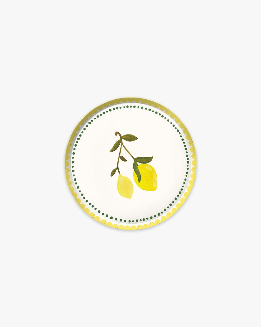 Sorrento Duet Hors d'Oeuvres Plate Set - Limon