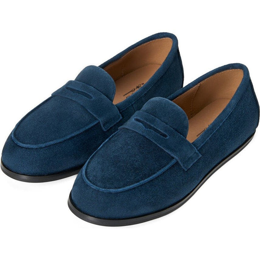 Ryan Suede Ribbon Trim Loafers