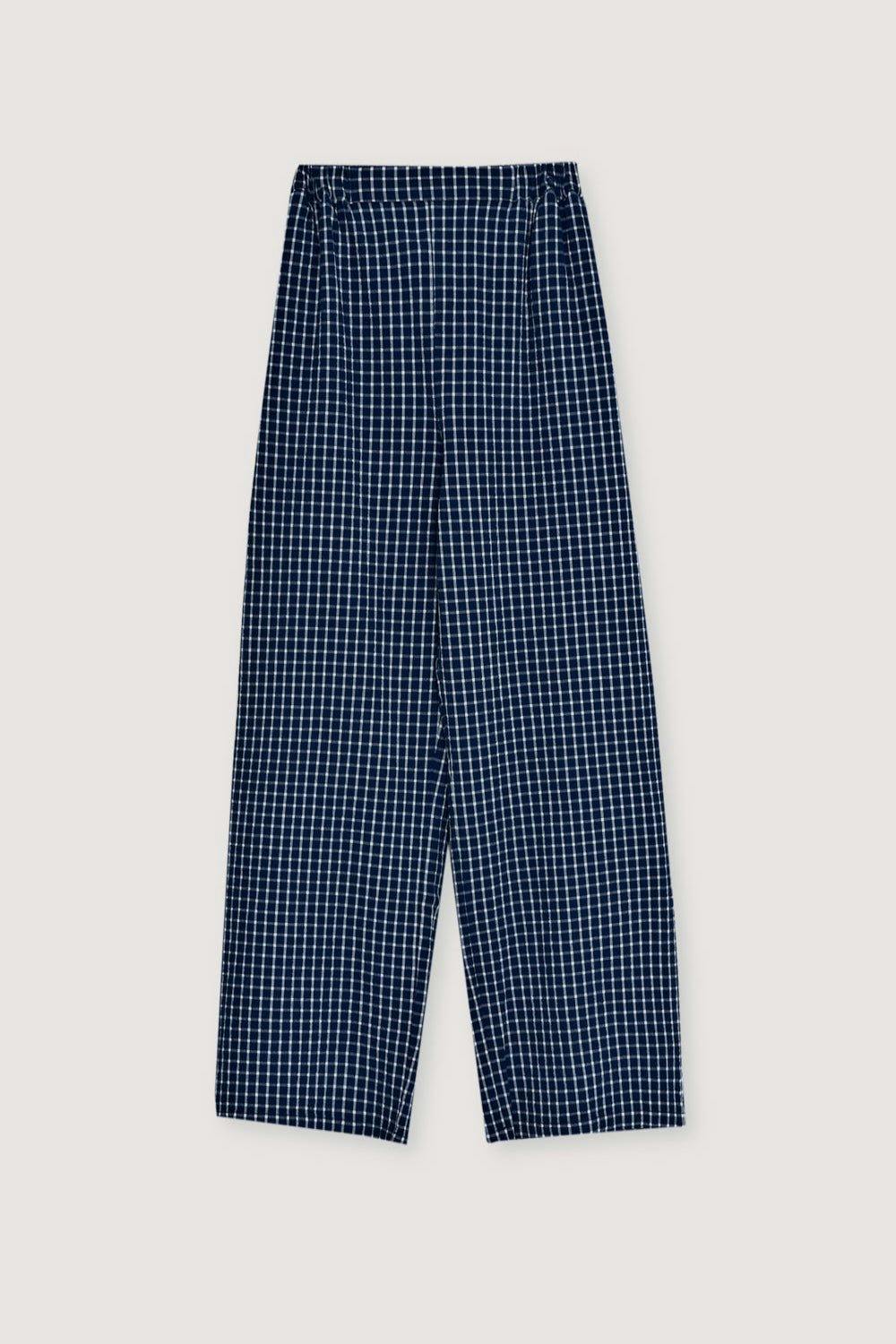 Jasmine Woman Pant Summer Midnight Checks
