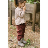 Gingham Kids Long Sleeve Top - Thistle