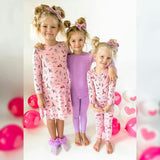 Lavender Bamboo Kids Pajamas