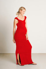 Zoey Maternity Maxi Dress
