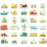 Hape: Magnetic Vehicles Set - 30pcs